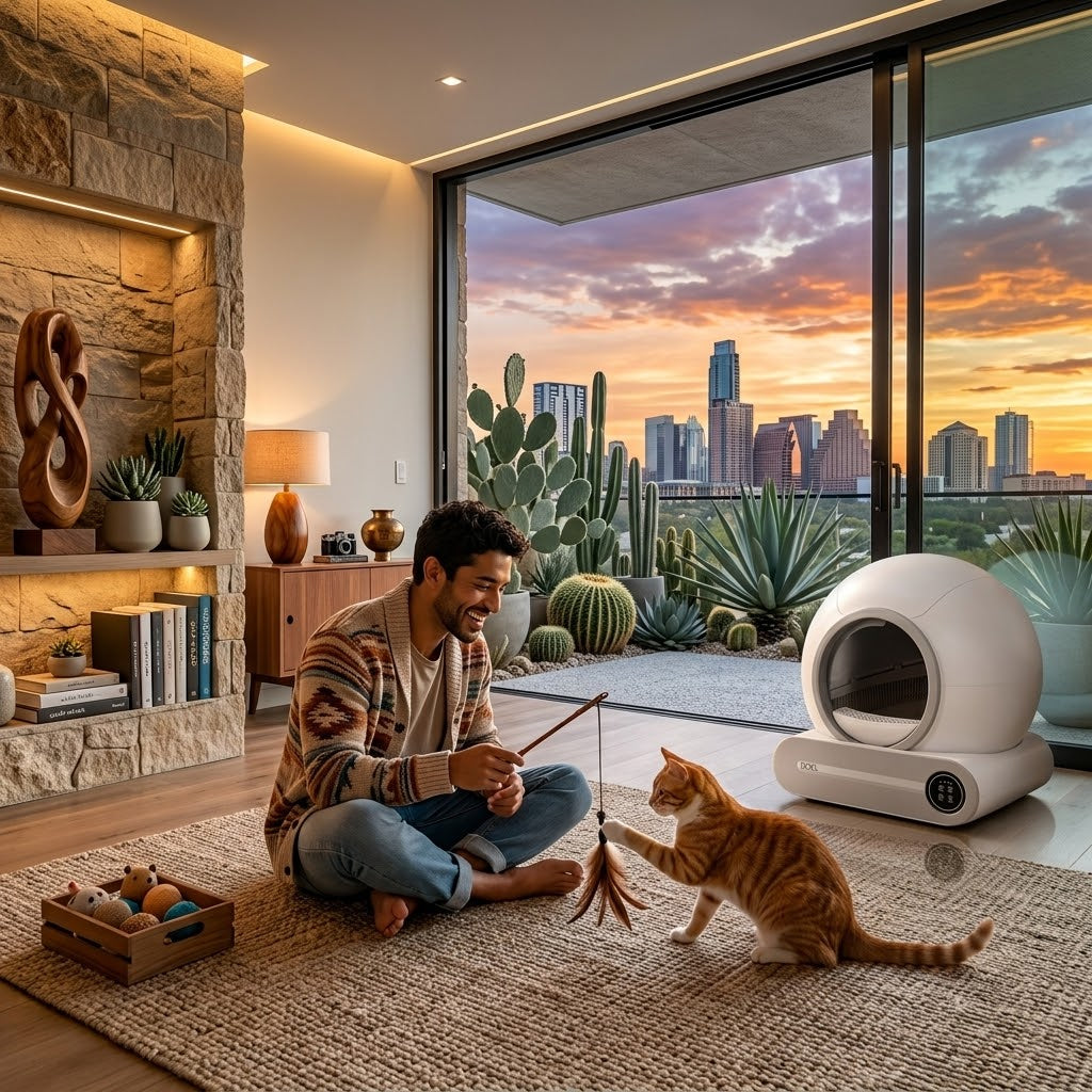 NextGen Smart Self-Cleaning Cat Litter Box Pro | Automatic Odor Control & App Connected