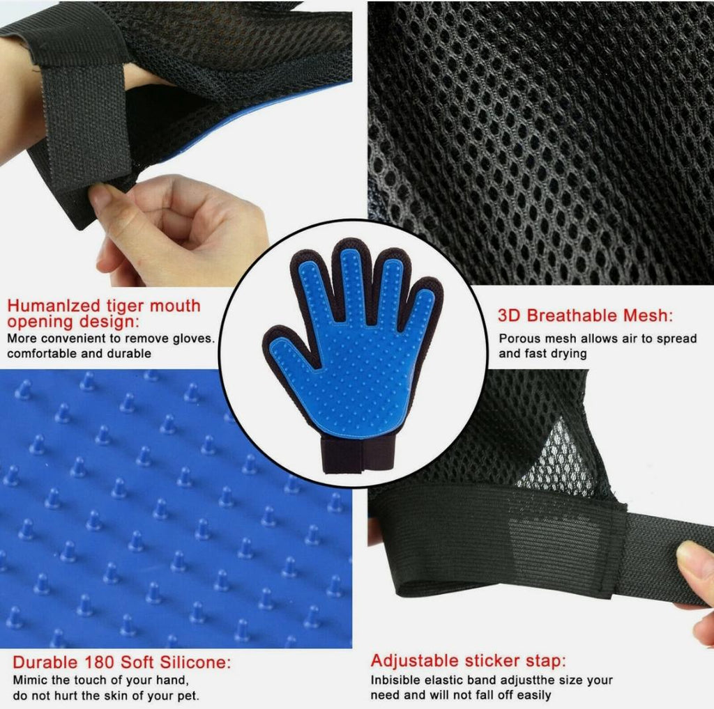 NextGen Premium Silicone Pet Grooming & Shedding Glove