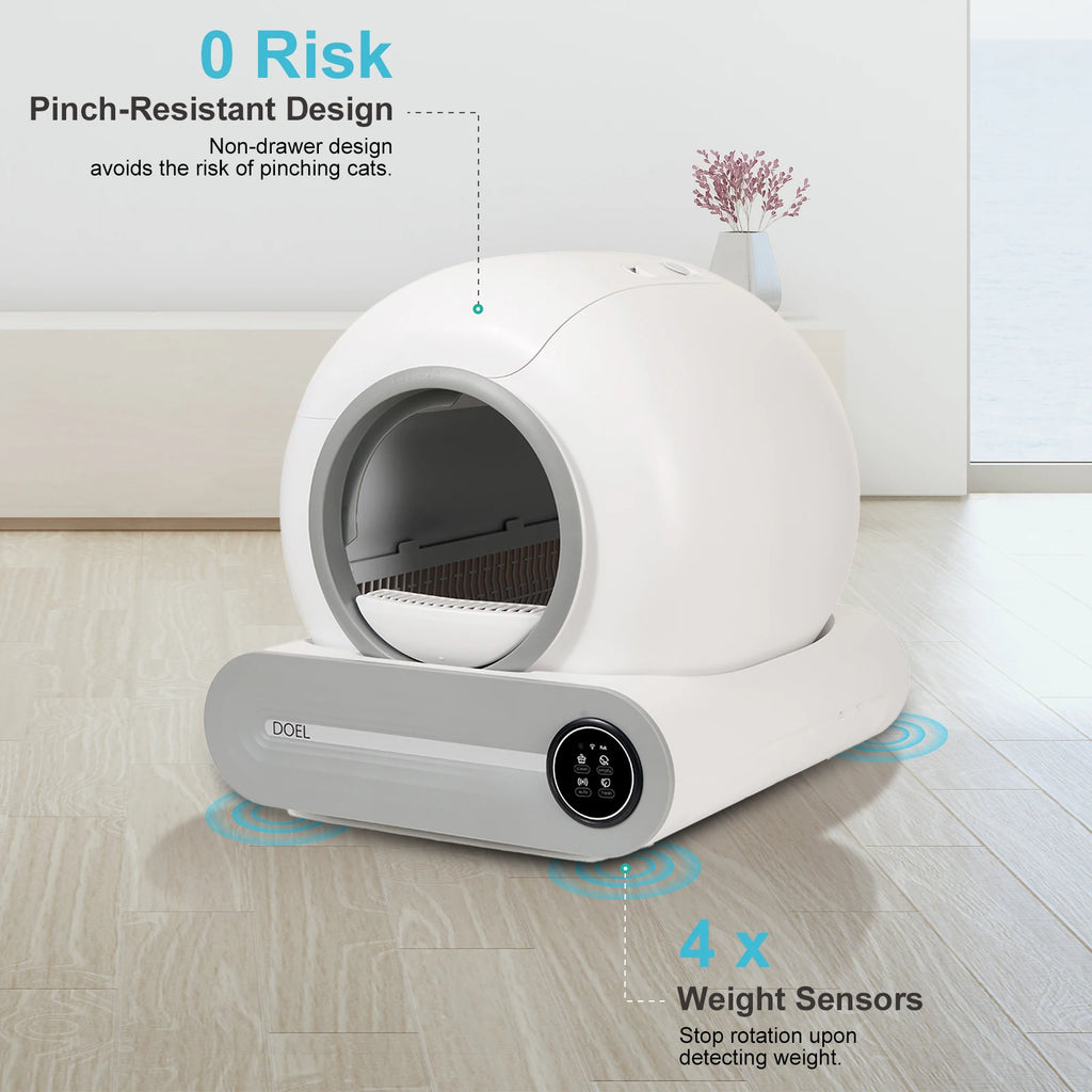NextGen Smart Self-Cleaning Cat Litter Box Pro | Automatic Odor Control & App Connected