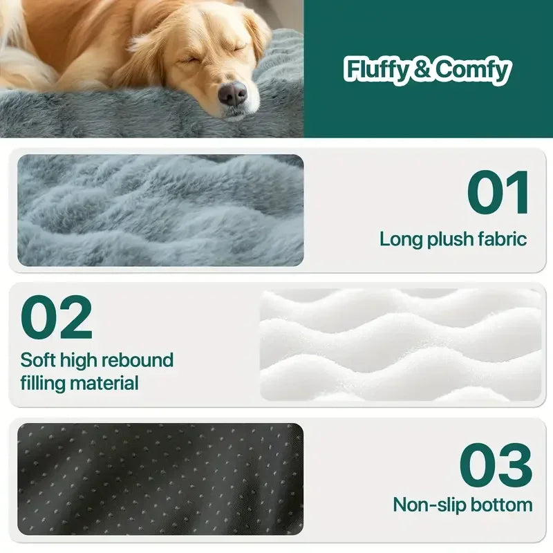NextGen Luxury Faux Fur Orthopedic Pet Bed