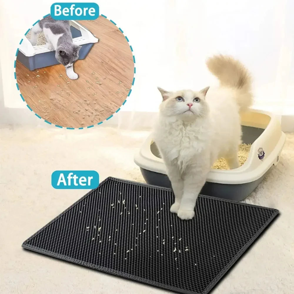 NextGen Premium Double-Layer Cat Litter Trapper Mat | Waterproof & Anti-Slip