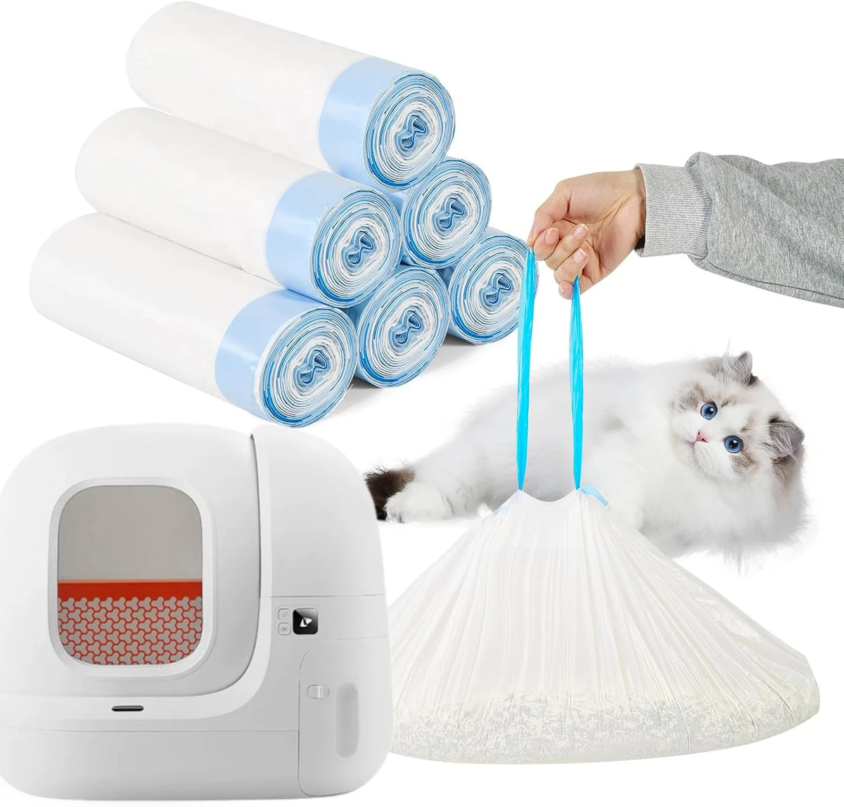 NextGen Heavy-Duty Odor-Control Cat Litter Bags.