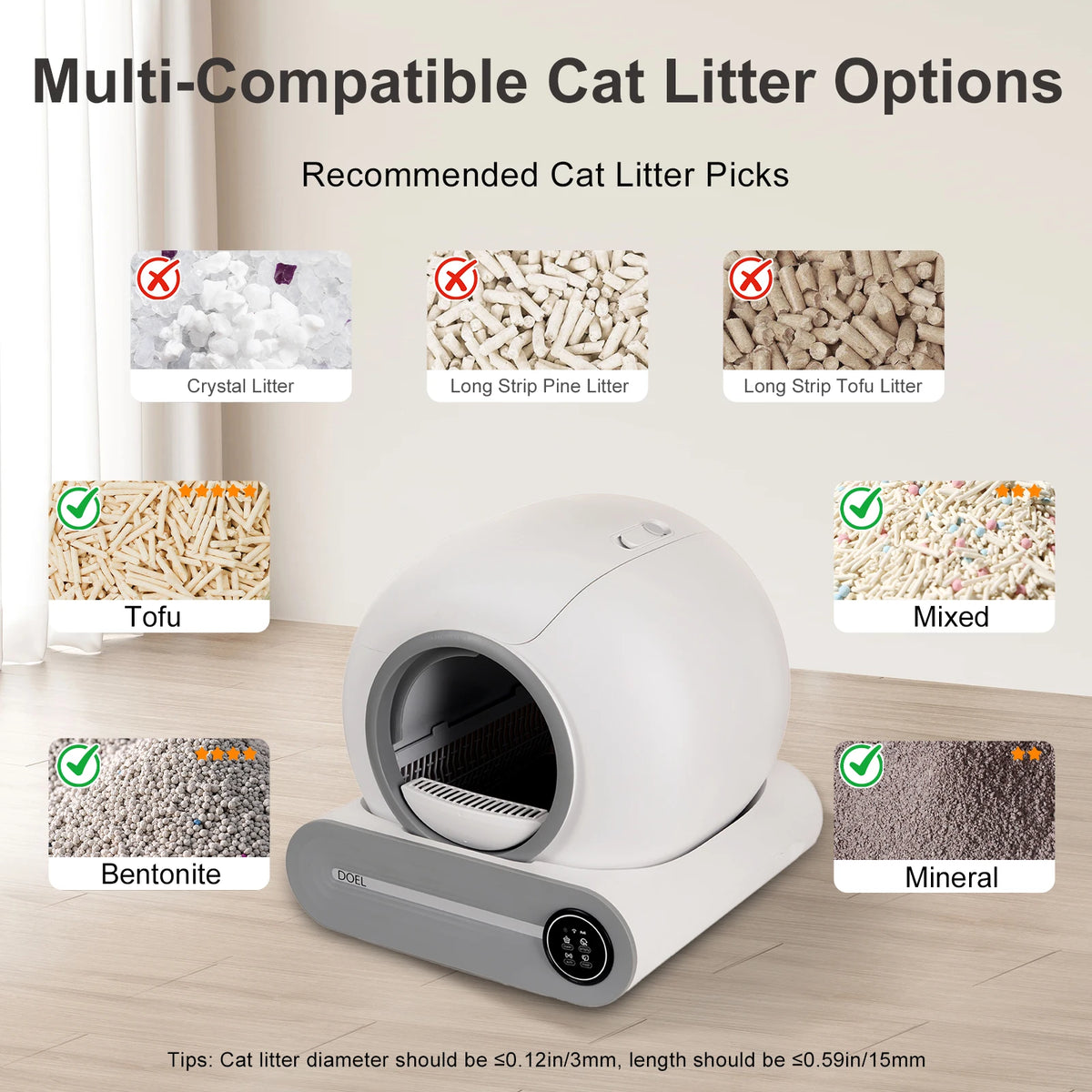 NextGen Smart Self-Cleaning Cat Litter Box Pro | Automatic Odor Control & App Connected